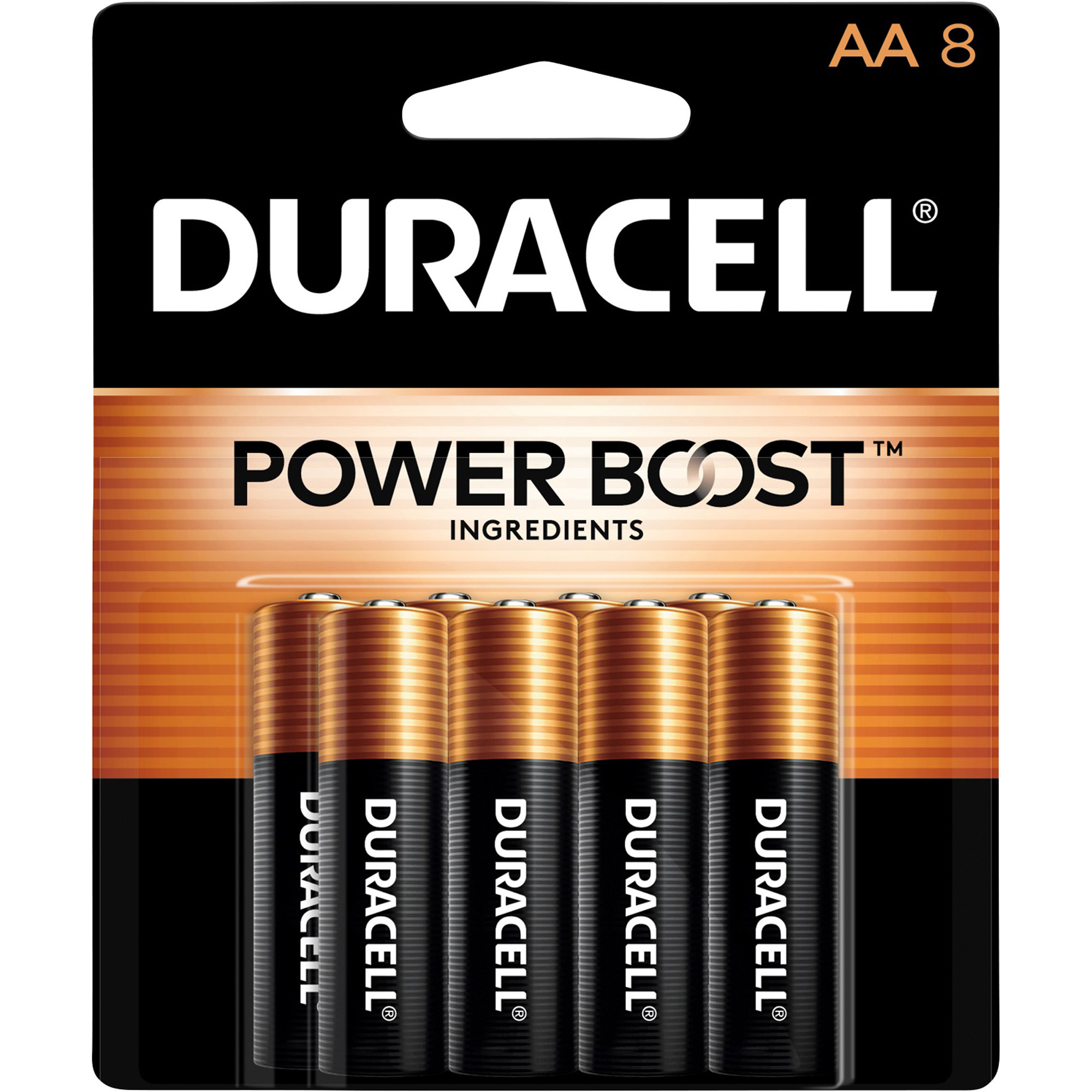 Duracell Coppertop AA Alkaline Batteries, 8-Pk.